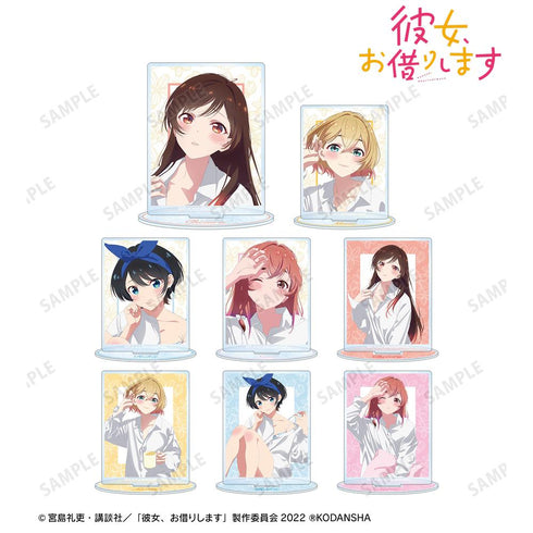 『彼女、お借りします』描き下ろしイラスト 彼シャツver. トレーディングアクリルスタンド(単位/BOX)【202508再販】